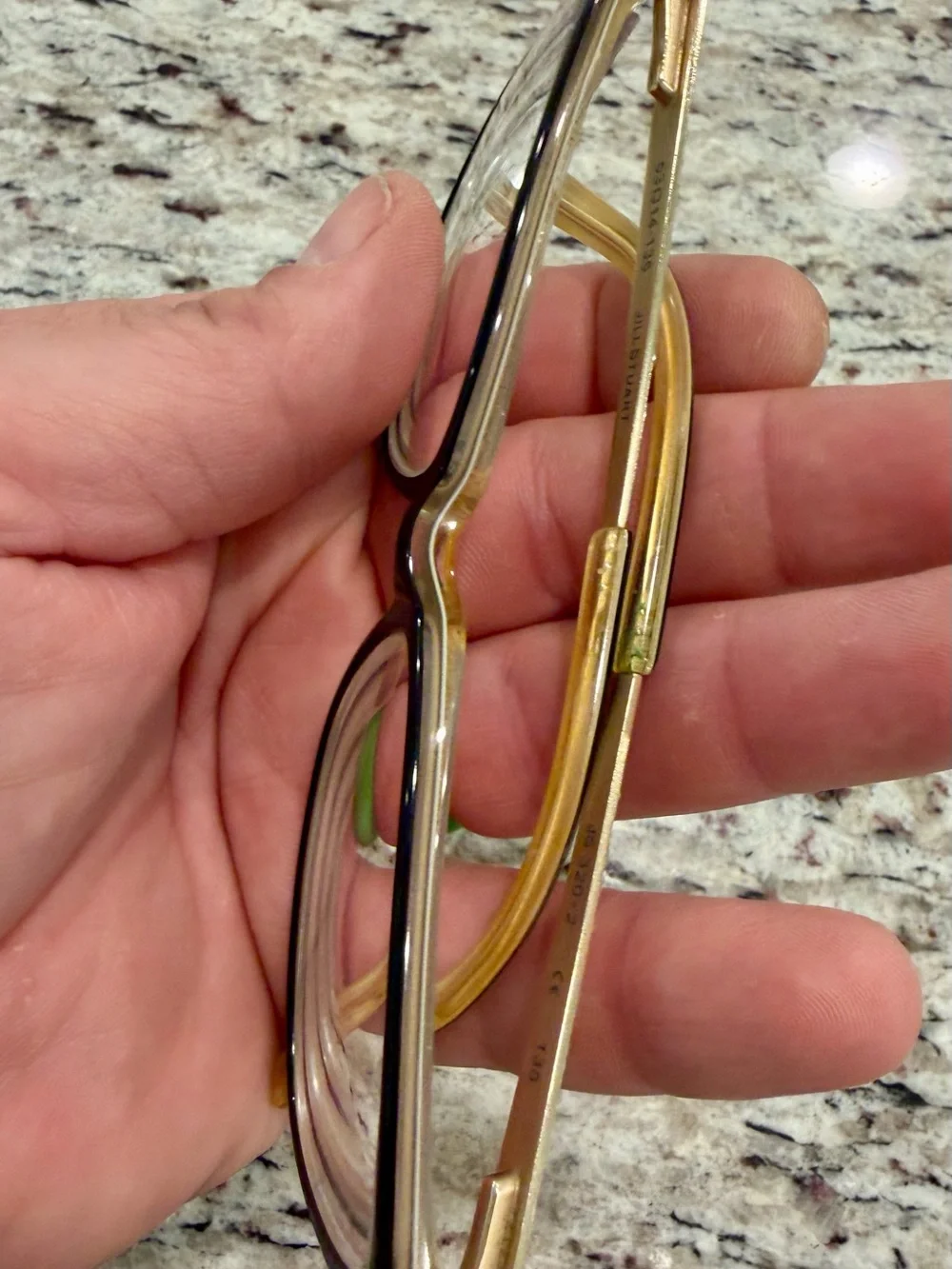 Jill Stuart JS 320-2 Black Gold Floral Engraved Eyeglasses Frames 53-14-135